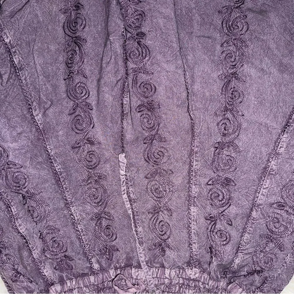 Byer California Lavender Textured Skater Skirt